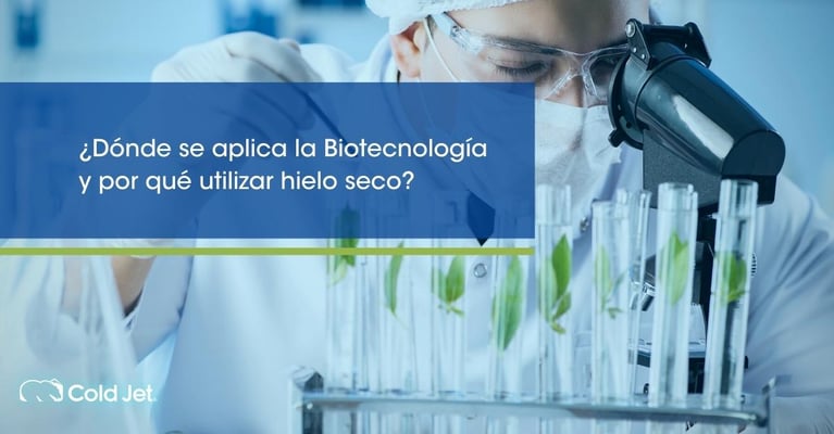 ¿Dónde se aplica la Biotecnología y por qué utilizar hielo seco?