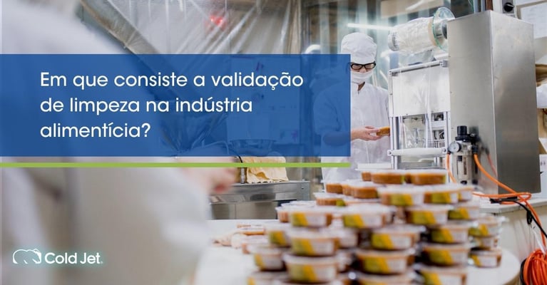 Em que consiste a validação de limpeza na indústria alimentícia?