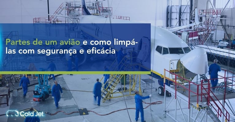 Partes de um avião e como limpá-las com segurança e eficácia